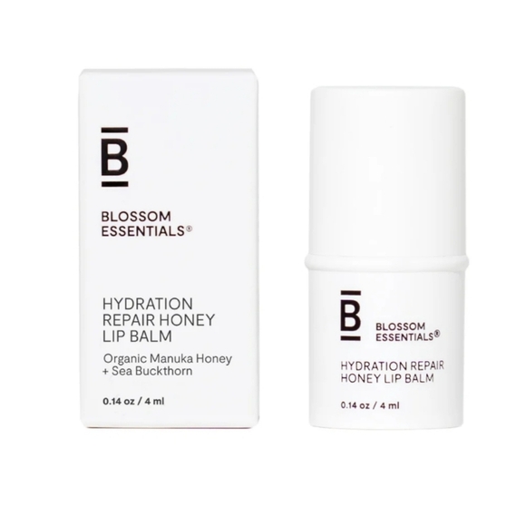 Blossom Essentials Other - Blossom Essentials Organic Hydration Repair Honey Lip Balm, 4ml, NIB